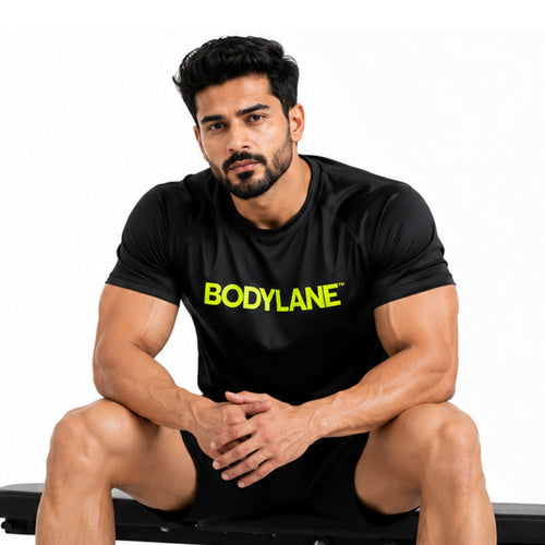 Bodylane Polyester Gym T-Shirt – High Performance Training - BODYLANE