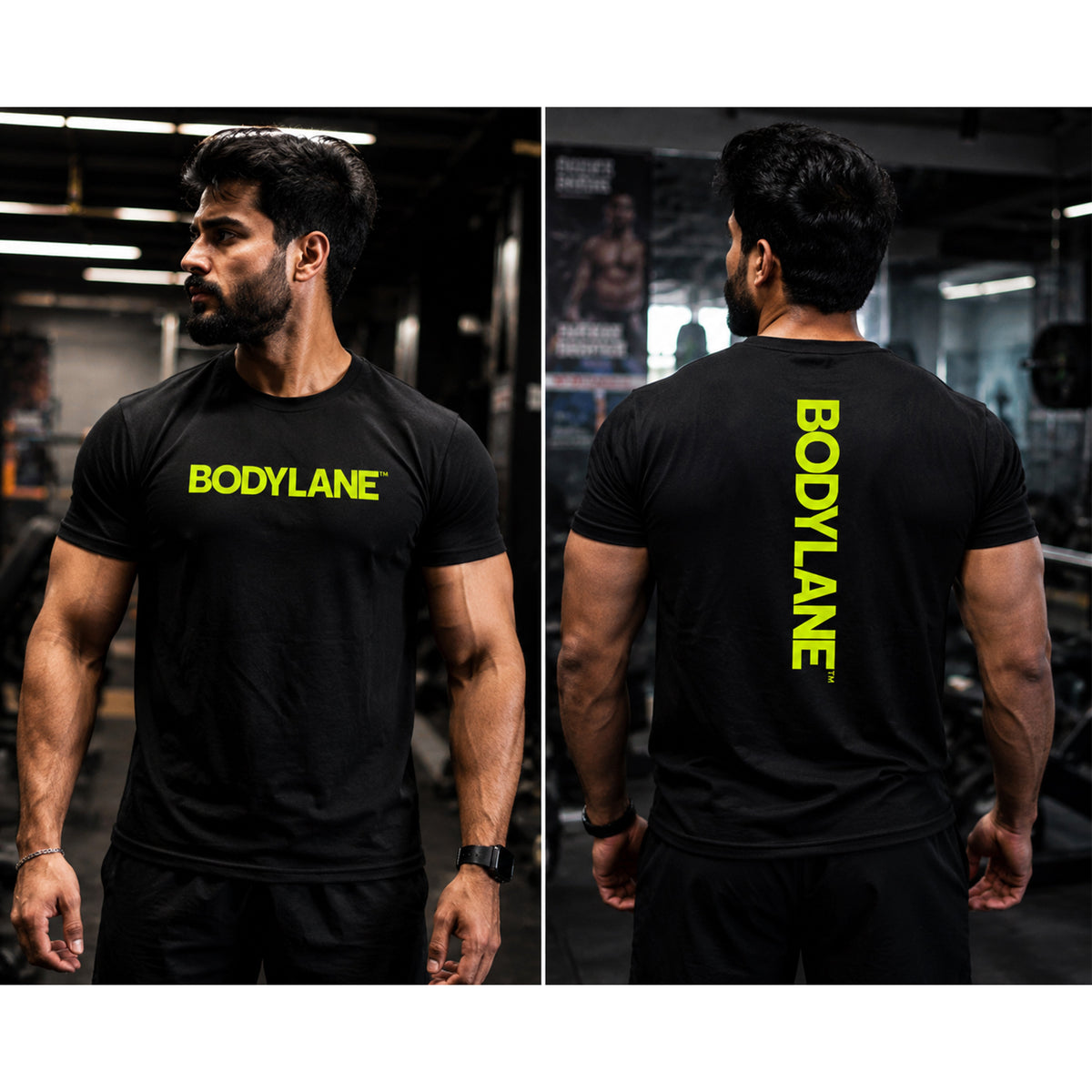 Bodylane Polyester Gym T-Shirt – High Performance Training - BODYLANE