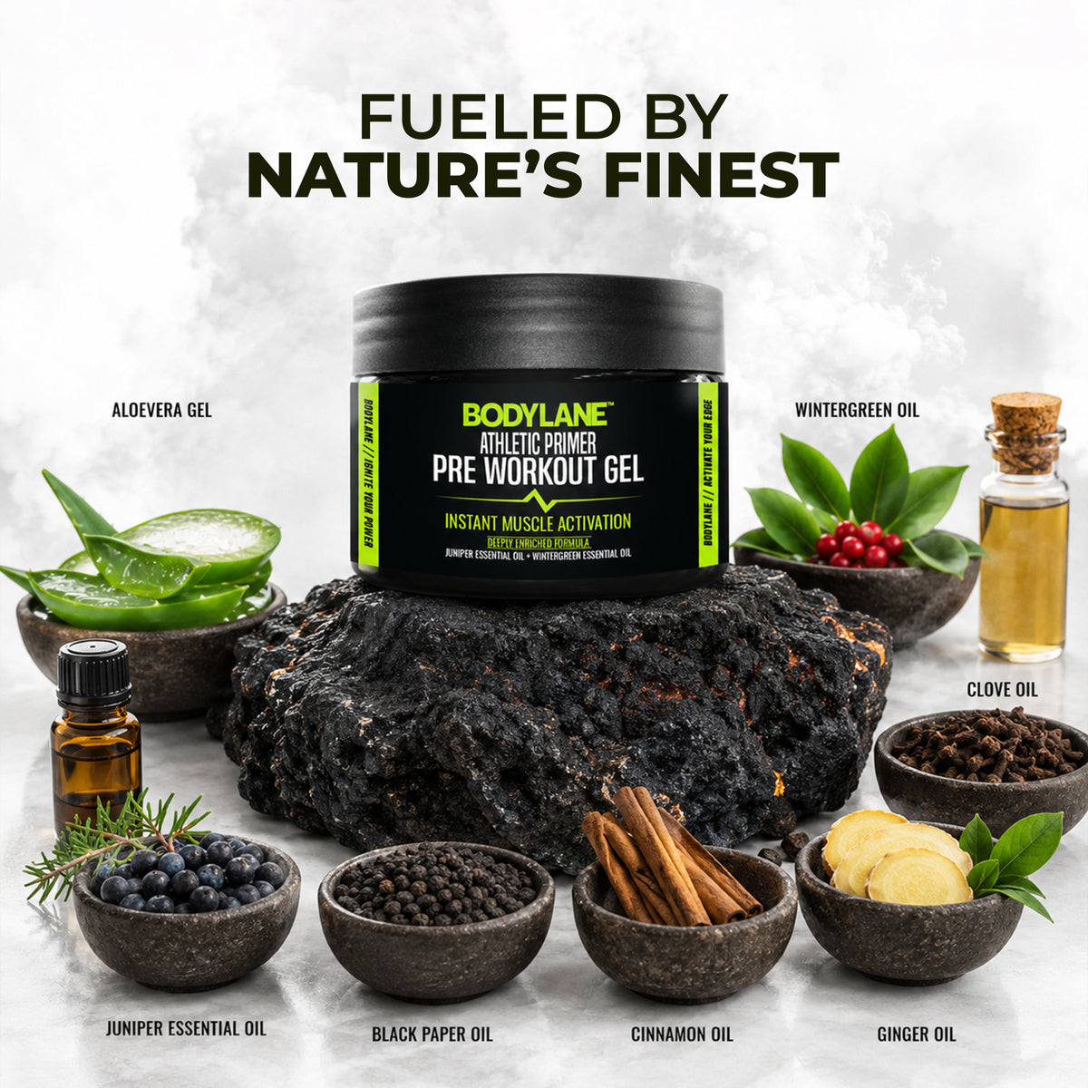 Pre Workout Gel for Muscle Warm-Up | Bodylane 200g - BODYLANE