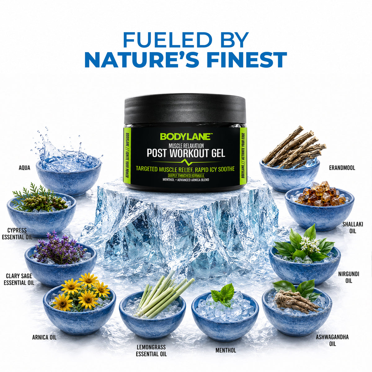 Bodylane Post Workout Gel – Cooling Recovery Care (200g) - BODYLANE