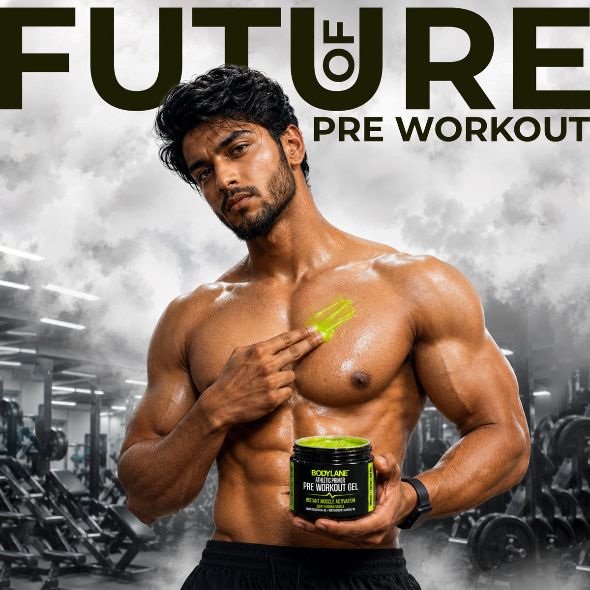Pre Workout Gel for Muscle Warm-Up | Bodylane 200g - BODYLANE